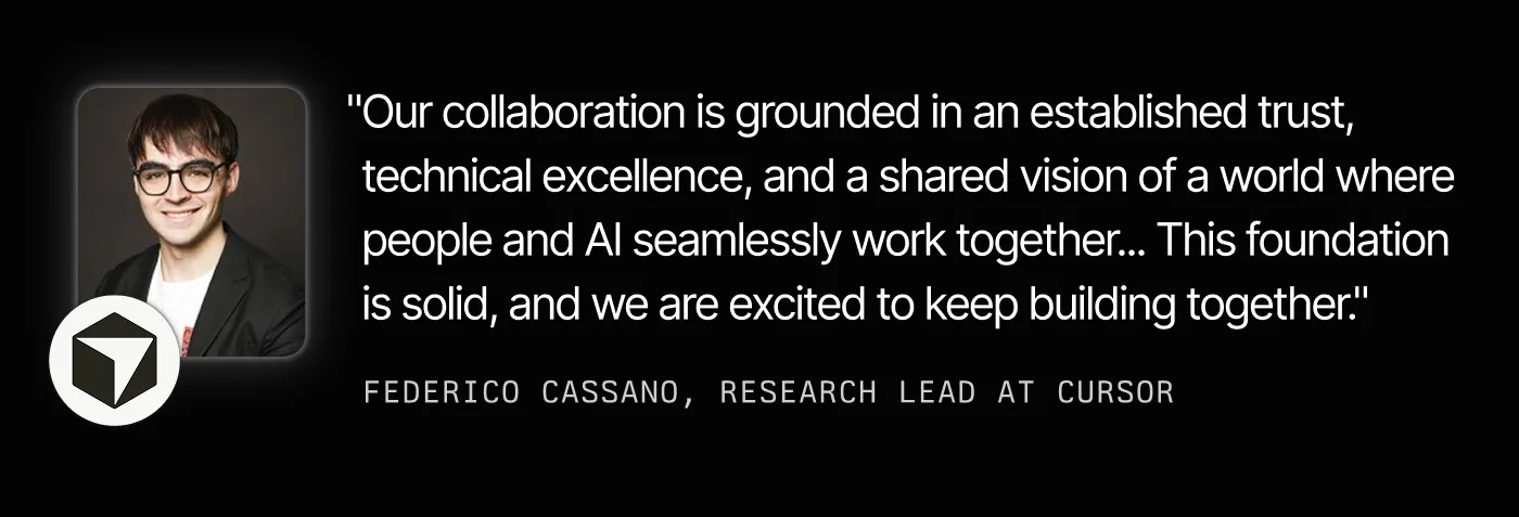 Federico Cassano on collaboration with Lightning AI / Voltage Park.