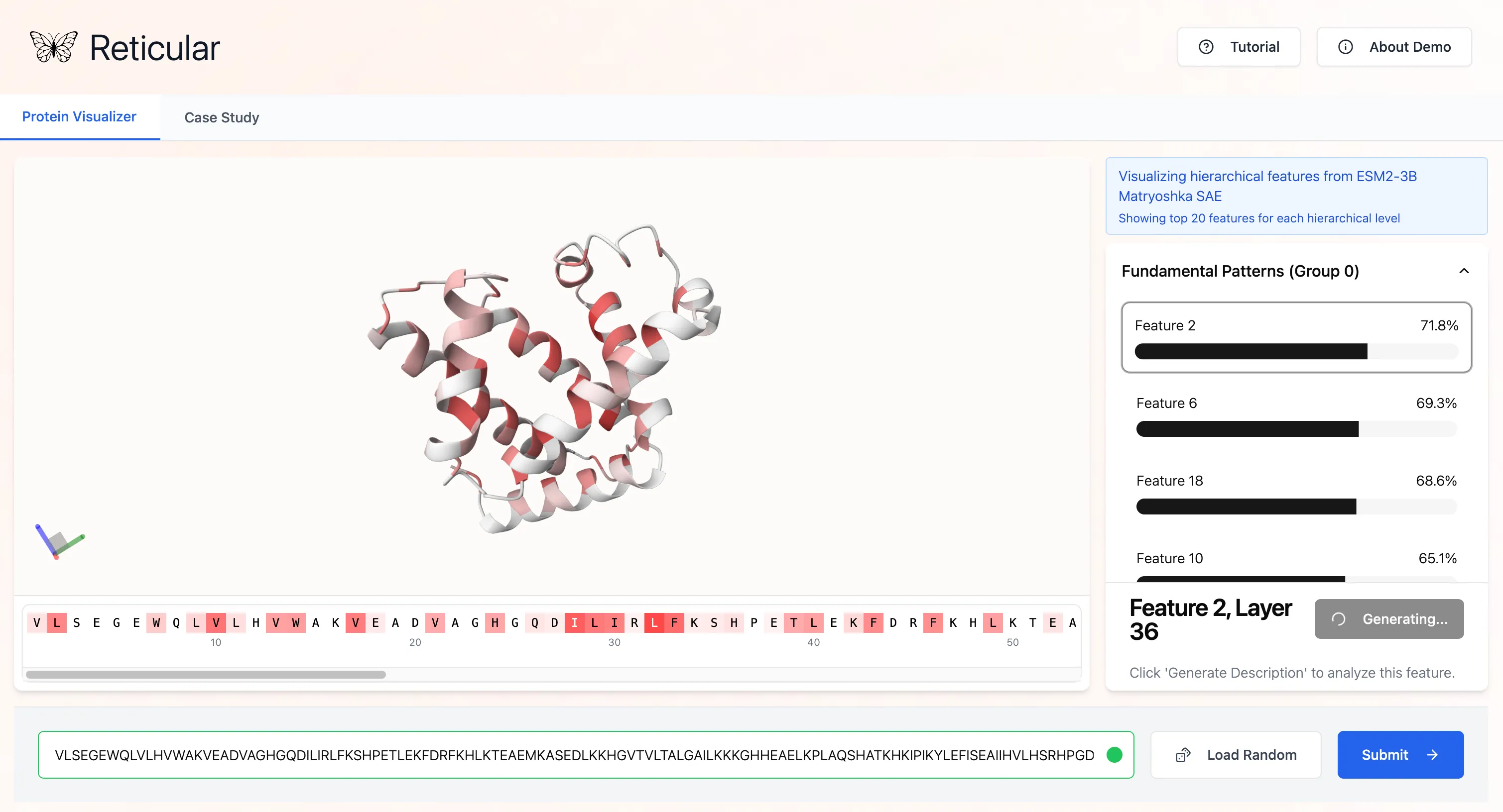 Reticular's interactive visualization demo
