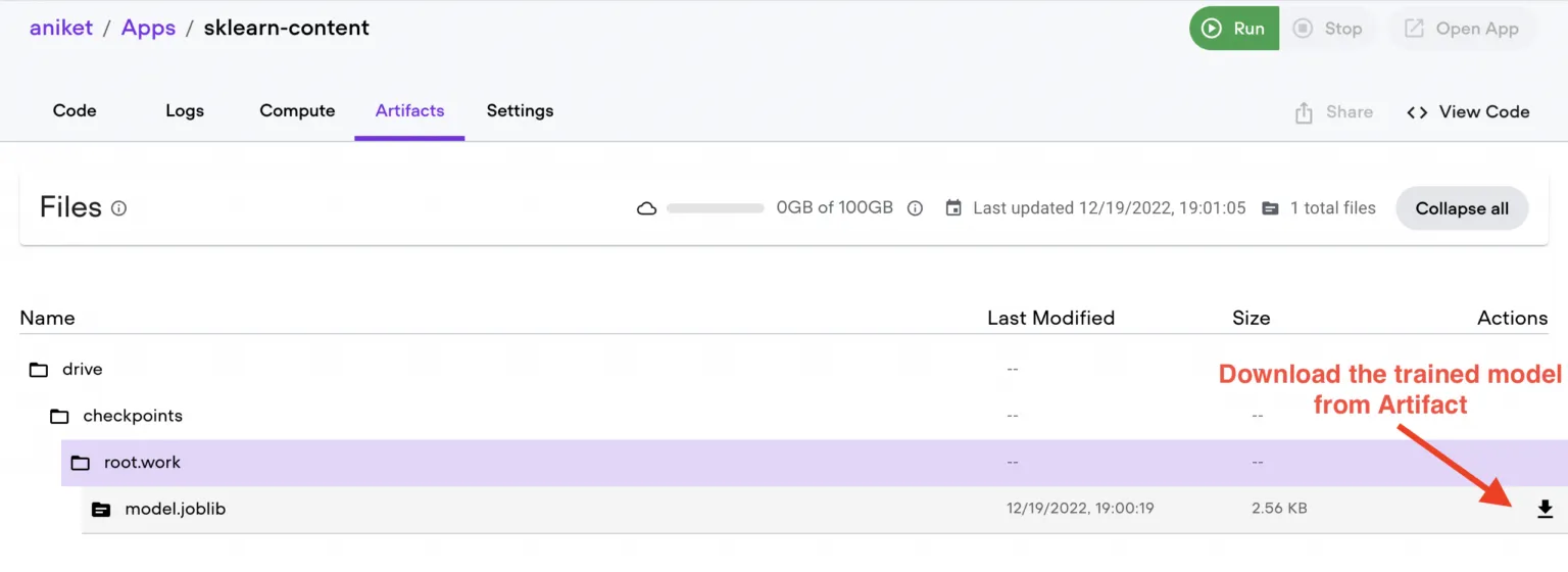 Lightning AI Web Dashboard